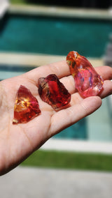 Rare Rainbow Pack of 3 Pink Red Yellow Green Rose Andaras Altar Piece