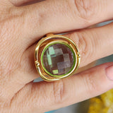 Compass Oracle Andara Ring Green & Purple - Andara Temple