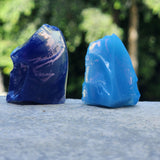 Opaque Andara Crystal in Purple Blue for Spiritual Healing Work - Andara Temple