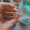 Compass Oracle Light Red & Milky Pink Andara Ring