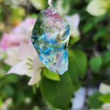 Andara Crystal Stone - Raw Crystal Silver Necklace - Andara Temple