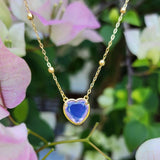 Milky Purple Andara Heart Necklace - Andara Temple