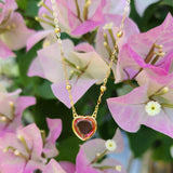 Pink Andara Heart Necklace - Andara Crystal Jewelry - Andara Temple