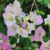 Purple Andara Heart Necklace - Andara Temple